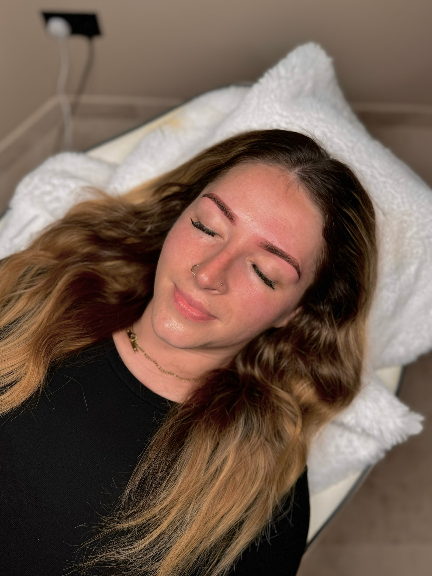 Client 4 after brow treatment